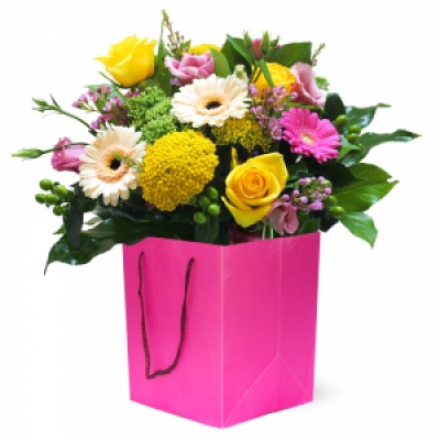 Sugar Pop! - Vibrant colours make this beautiful Hand Tied stand out from the crowd.
