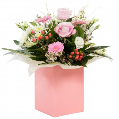 Scents of Heaven - A stunning collection of pink and white flowers that say ‘I Love You’ perfectly. Make their day with a gift they'll remember for years to come. 
